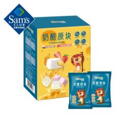 禾泱泱 奶酪原块 原味(4g*11)+草莓味(4g*11) 4g*22袋