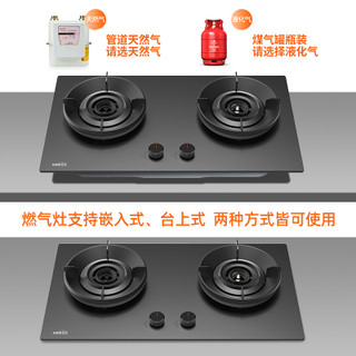 约克 ZJ22 4.5kW大火力 液化气 双灶燃气灶