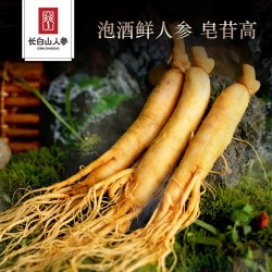 长白山人参 保鲜参新鲜人参泡酒煲汤专用东北特产18g*10支