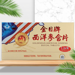 金日 西洋参含片 1.2g/片*12片/盒*6盒