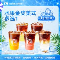 瑞幸咖啡 水果金奖美式 电子优惠券