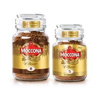 摩可纳 冻干速溶黑咖啡 深度8号100g+中度50g 瓶装