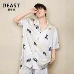 野兽派 男女通用真丝家居服 123455