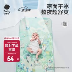babycare 悠梦乐园抗菌婴儿凉席 56cm*100cm 冰丝席