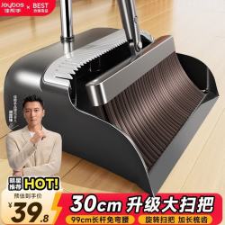 佳帮手 扫把簸箕套装家用扫地软毛扫帚梳齿型笤帚畚箕两件套