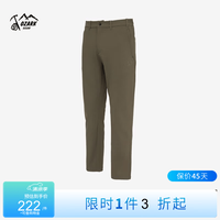 奥索卡 户外男士运动裤 秋冬登山徒步防风透气软壳裤 207325 深褐-456 L/175