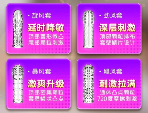 杰士邦 3D大颗粒 安全套 6只装