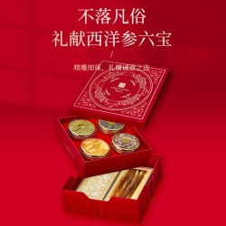 半山农 中国大陆 西洋参红参片羊肚菌石斛鱼胶礼盒 230g