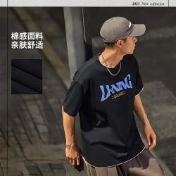 李宁 男款印花短袖T恤