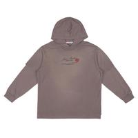 Acne Studios 女士宽松长款字母印花连帽卫衣