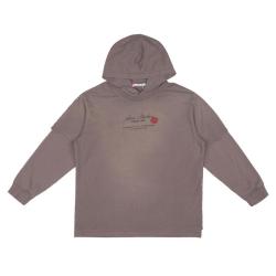 Acne Studios 女士宽松长款字母印花连帽卫衣