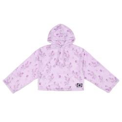 Acne Studios 女士满身花朵宽松短款休闲连帽卫衣