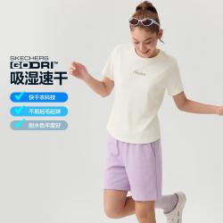 斯凯奇 女款运动T恤 修身短袖