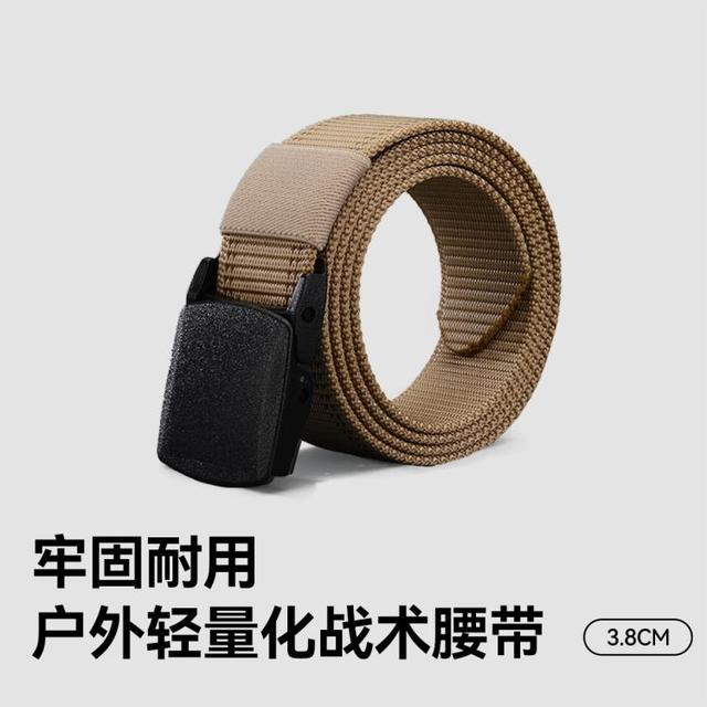 伯希和 户外运动多功能中性款尼龙腰带日常上班通勤腰带3.8CM自动扣