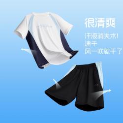 安踏 水冷科技速干 儿童运动短裤