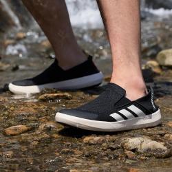 adidas 溯溪涉水鞋中性夏季新款运动鞋一脚蹬懒人鞋透气休闲鞋