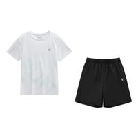 乔丹 童装儿童套装2026夏季轻便透气日常训练男童运动两件套