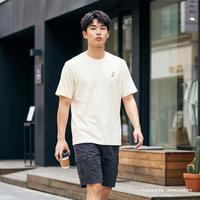 adidas 夏季时尚休闲运动日常男子短袖T恤