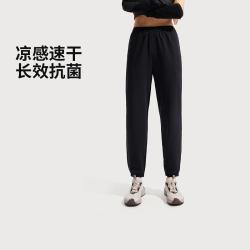 李宁 清爽女士百搭透气卫裤长裤女装夏季裤子束脚针织运动裤亲肤
