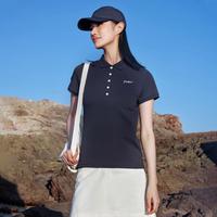 伯希和 女式t恤户外运动t恤polo衫速干t恤女透气短袖夏季通勤上衣