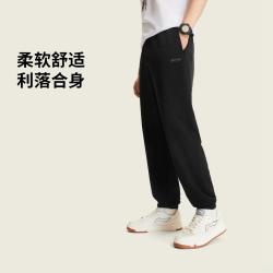 李宁 男士百搭透气卫裤运动生活长裤男装裤子春夏休闲运动裤亲肤