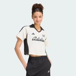 adidas 休闲翻领女子POLO衫