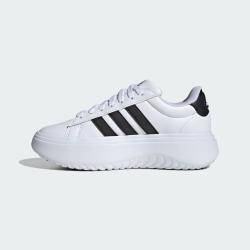 adidas GRAND COURT PLATFORM网球厚底增高鞋女子阿迪达斯 白色/黑色 40(245mm)