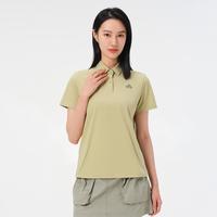 伯希和 运动t恤速干t恤女户外商务polo百搭亲肤短袖通勤上衣夏季