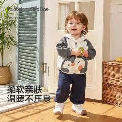 巴拉巴拉 萌趣印花小宝宝婴幼外套男童女童衣服婴儿衣服春秋装儿童户外外套