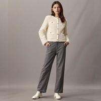 Massimo Dutti 女式春秋款时尚休闲阔腿裤