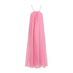 Massimo Dutti 韩系肌理感 女士 吊带长裙 夏日度假风休闲连衣裙
