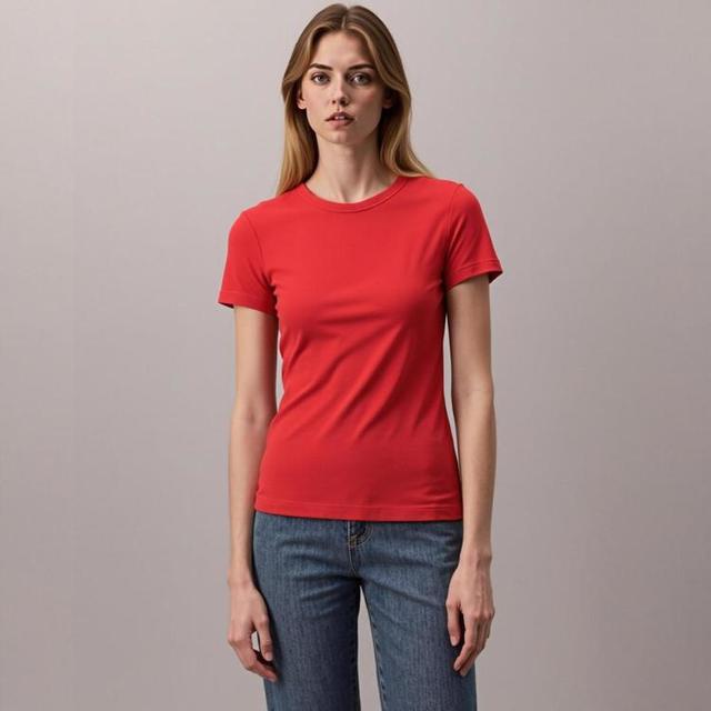 限尺码：Massimo Dutti 女式简约基础款通勤百搭圆领短袖T恤