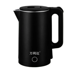 万利达 电热水壶不锈钢智能自动断电家用恒温电加热开水壶2.5L容量