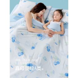 匹鲁 儿童空调被夏季薄款母婴a类专用新生宝宝夏被可水洗婴儿被子