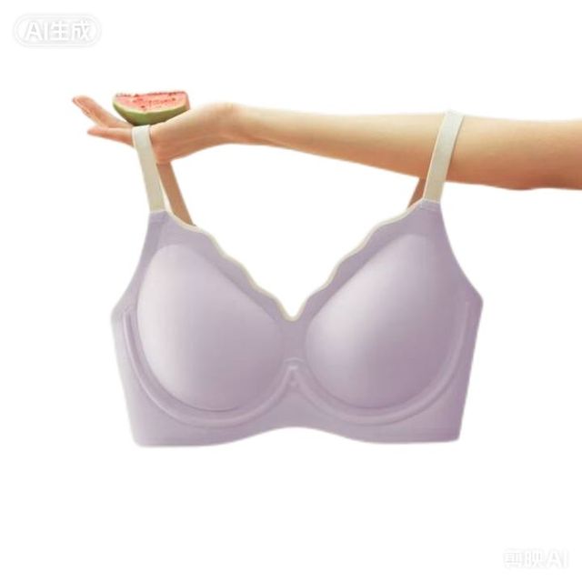 素肌良品 女士内衣女无痕款小胸聚拢无钢圈