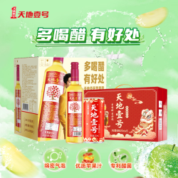 天地壹号 苹果醋饮料 650ml*12瓶+230ml*15罐