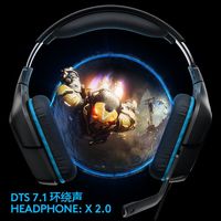 罗技 G431 杜比7.1声道 有线游戏耳机