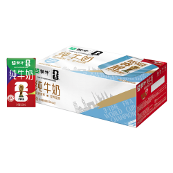 蒙牛 全脂纯牛奶250ml*21盒 礼盒装