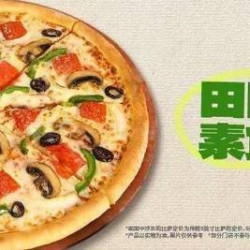 棒约翰 标准装传统田园素食比萨08