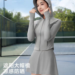 小野和子 透气凉感防晒衣显瘦修身夏季女款防紫外线防晒服外套