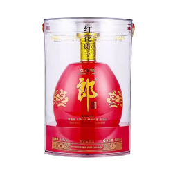 郎酒 红花郎红钻 53度 酱香型白酒 500ml 单瓶装