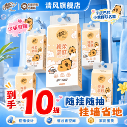 清风 卡皮巴拉系列 抽纸 250抽10包