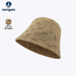 NVG·YOUNG navigare小帆船渔夫帽女针织镂空透气帽子