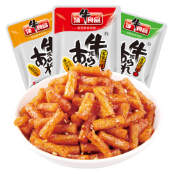 顶牛 童年回忆素牛筋麻辣小吃 儿时零食 网红面筋 东旺铝箔包装辣条