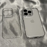 爆款苹果手机壳14/15Pro透明iphone13全包软壳/个性小众防摔数码x