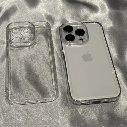 爆款苹果手机壳14/15Pro透明iphone13全包软壳/个性小众防摔数码x