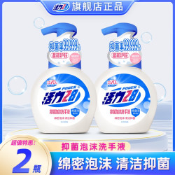 活力28 泡沫洗手液/抑菌绵密家庭瓶装去污温和家用xc 258g*2瓶
