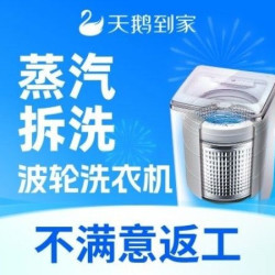 天鹅到家 波轮洗衣机拆洗｜高温蒸汽消毒｜杀菌去味