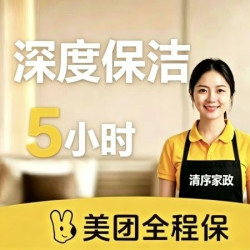 5小时擦窗保洁｜全屋精细保洁+除污去垢