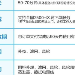 空调拆洗｜30天售后保障+高温消毒｜洗圆柱空调*1